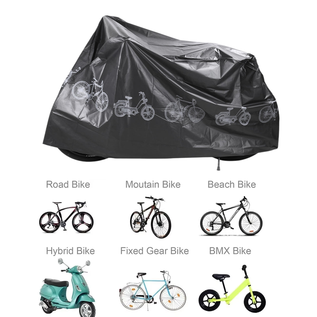 Waterproof Rain Dust Bike Bicycle Cycling Outdoor Cover Protector UV Resistant