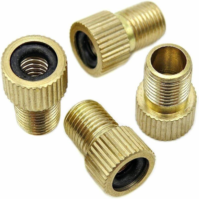 Bicycle Pump Adapters Converter Presta To Schrader Bike Valve Tyre Connector Au - 5PCS