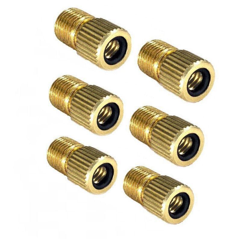 Bicycle Pump Adapters Converter Presta To Schrader Bike Valve Tyre Connector Au - 5PCS