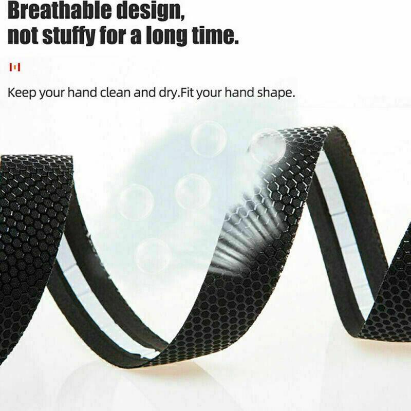 2X Thick Bicycle Handlebar Tape Bar Drop Wrap Mtb Road Bike Anti-Slip Punch - White