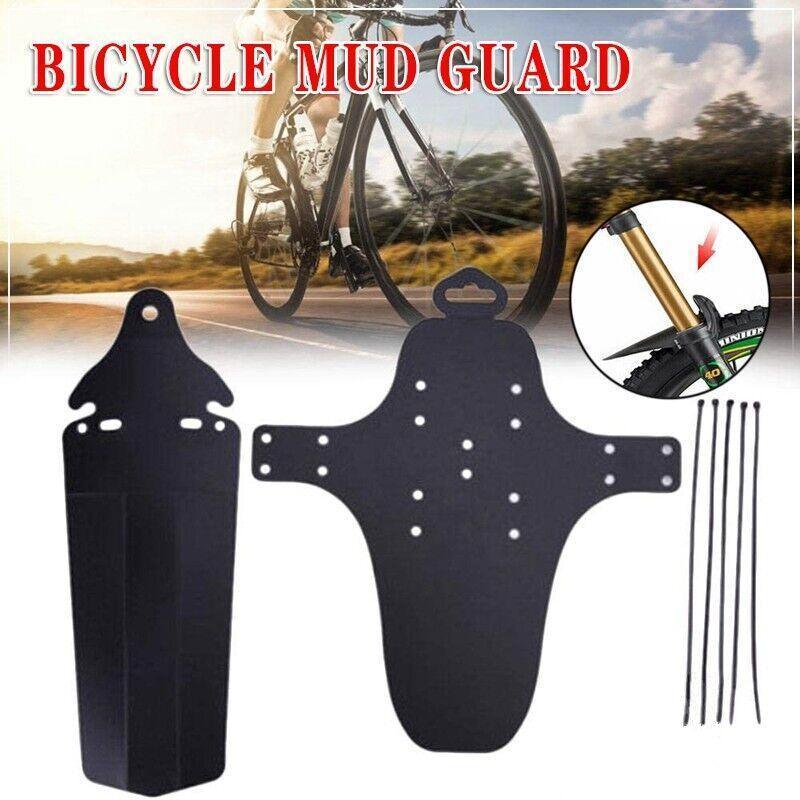 Mountain Bike Mud Guard Set Lightweight Front and Rear Fenders for MTB Bicycle