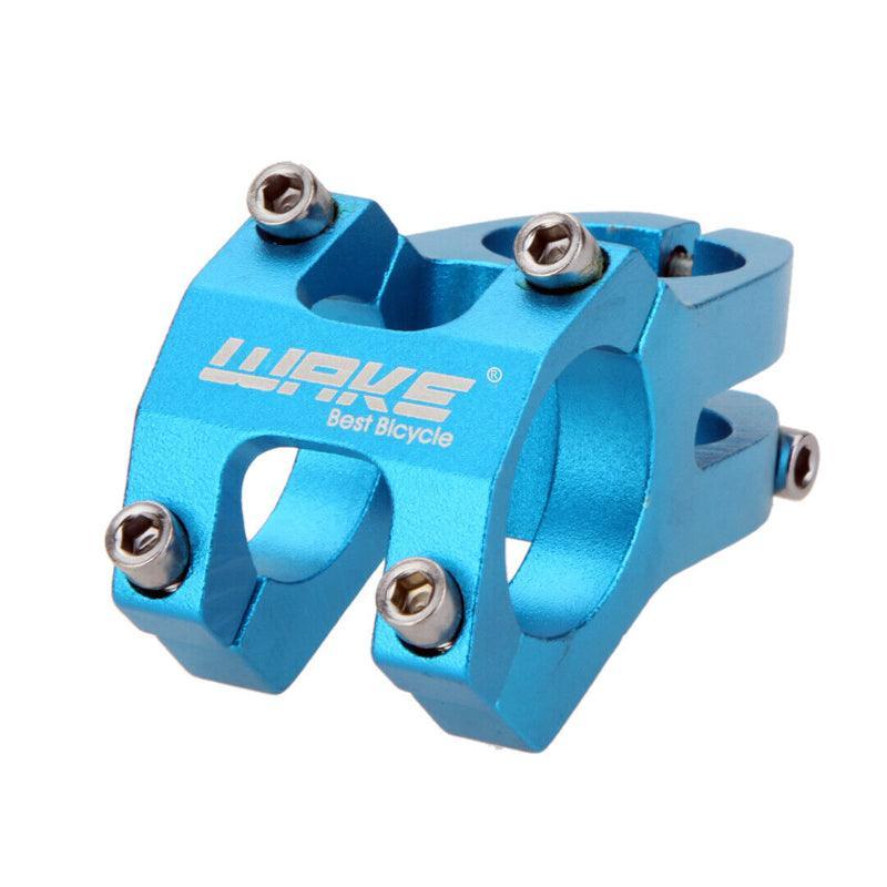 MTB Mountain Bike Handlebar Stem 31.8mm Aluminium Alloy Short Stem Cycling Part - Black