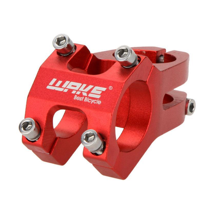 MTB Mountain Bike Handlebar Stem 31.8mm Aluminium Alloy Short Stem Cycling Part - Blue