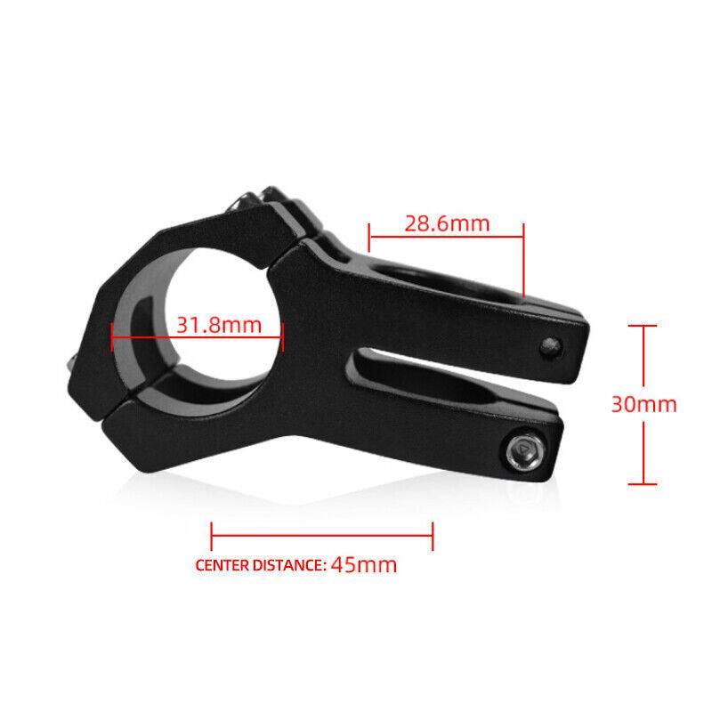 MTB Mountain Bike Handlebar Stem 31.8mm Aluminium Alloy Short Stem Cycling Part - Gold