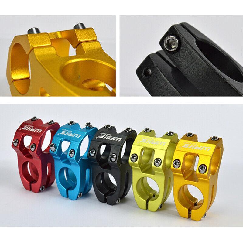 MTB Mountain Bike Handlebar Stem 31.8mm Aluminium Alloy Short Stem Cycling Part - Gold