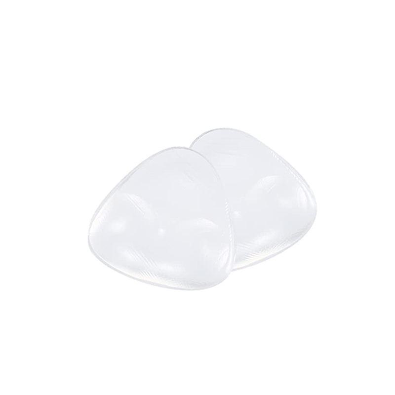 Triangle Push-Up Silicone Bra Inserts Breasts Pad Bikini Bra Cleavage Enhancers - Beige-Small