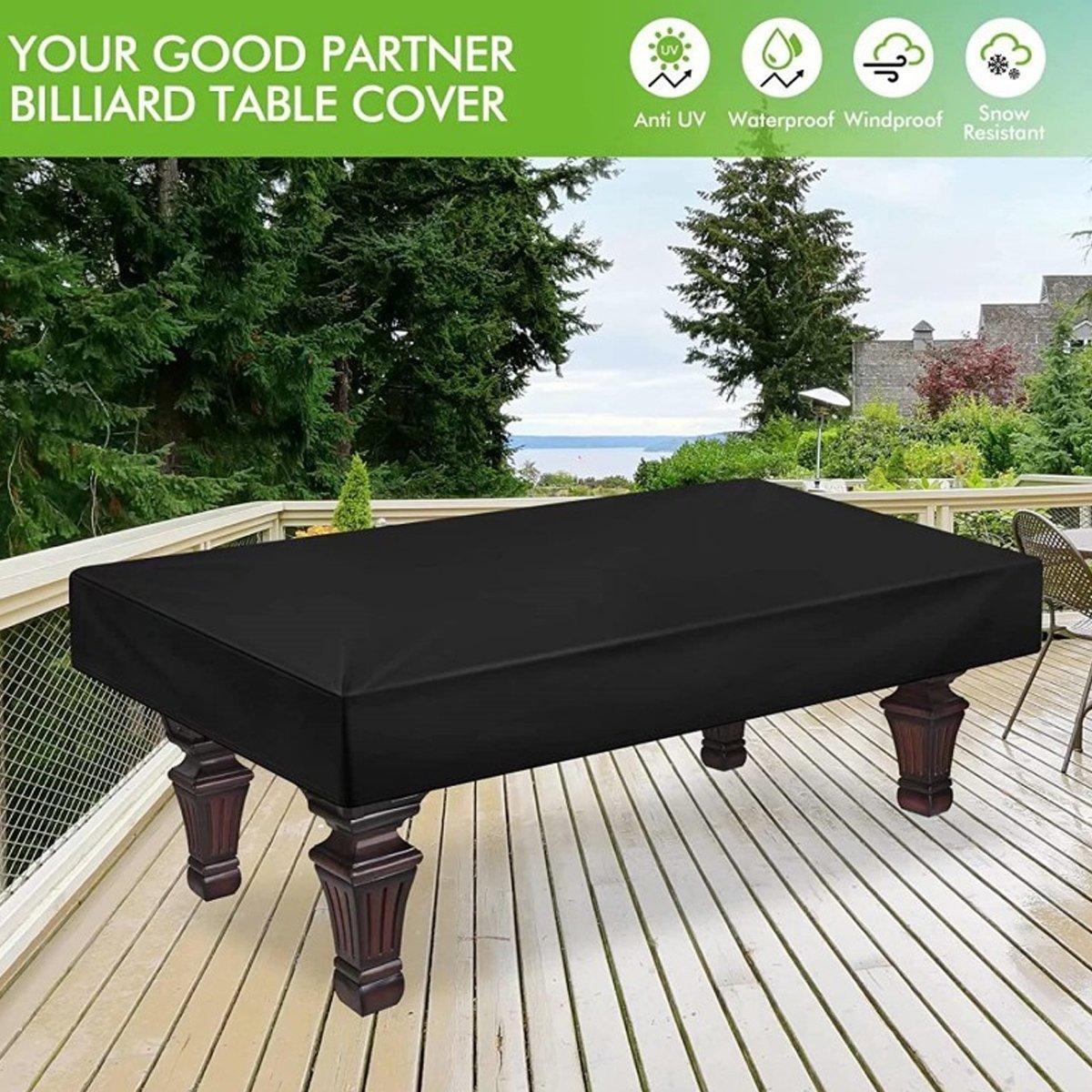Waterproof Oxford Cloth Billiards Table Cover Dustproof Pool Table Protector