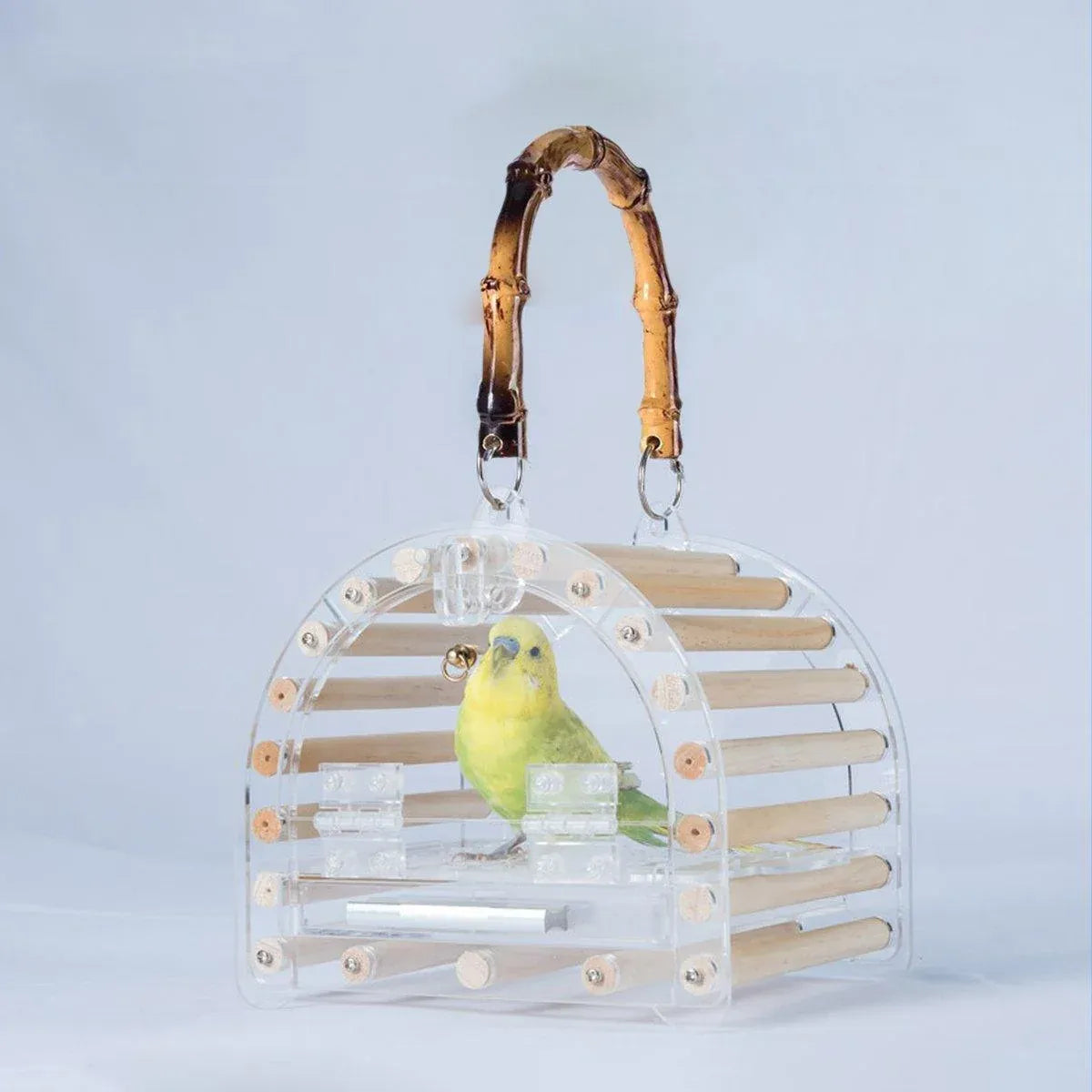 Portable Bird Carrier Bag Bird TravelCage Lightweight Cage For Parrot Ornamental