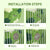 Hanging Warm Cotton Nest Hammock Cozy Bed for Parrots and Other Bird Species - Green