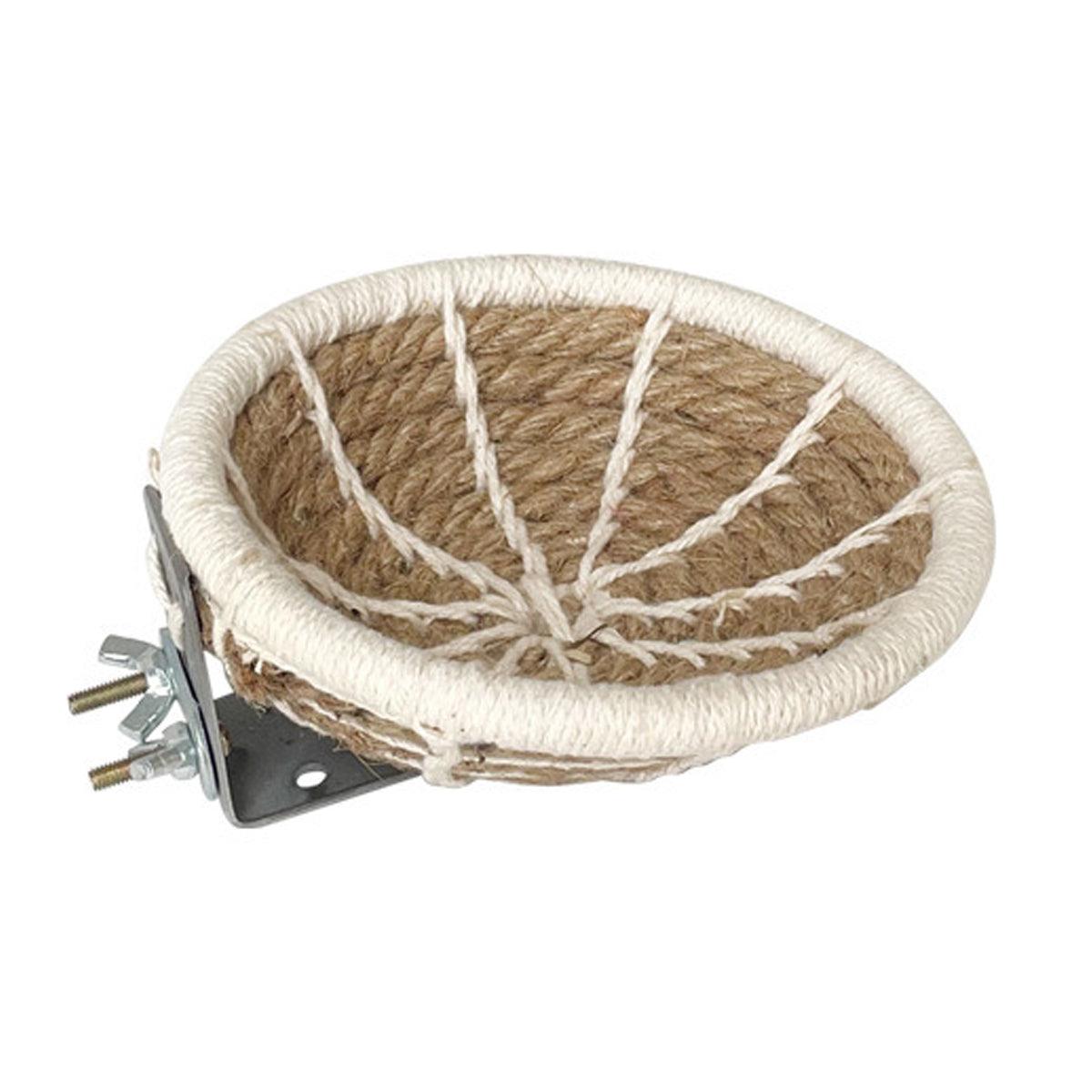 Birds Nest Parrot Straw Nest for Small Animal Nesting Material Bedding - Hemp Rope