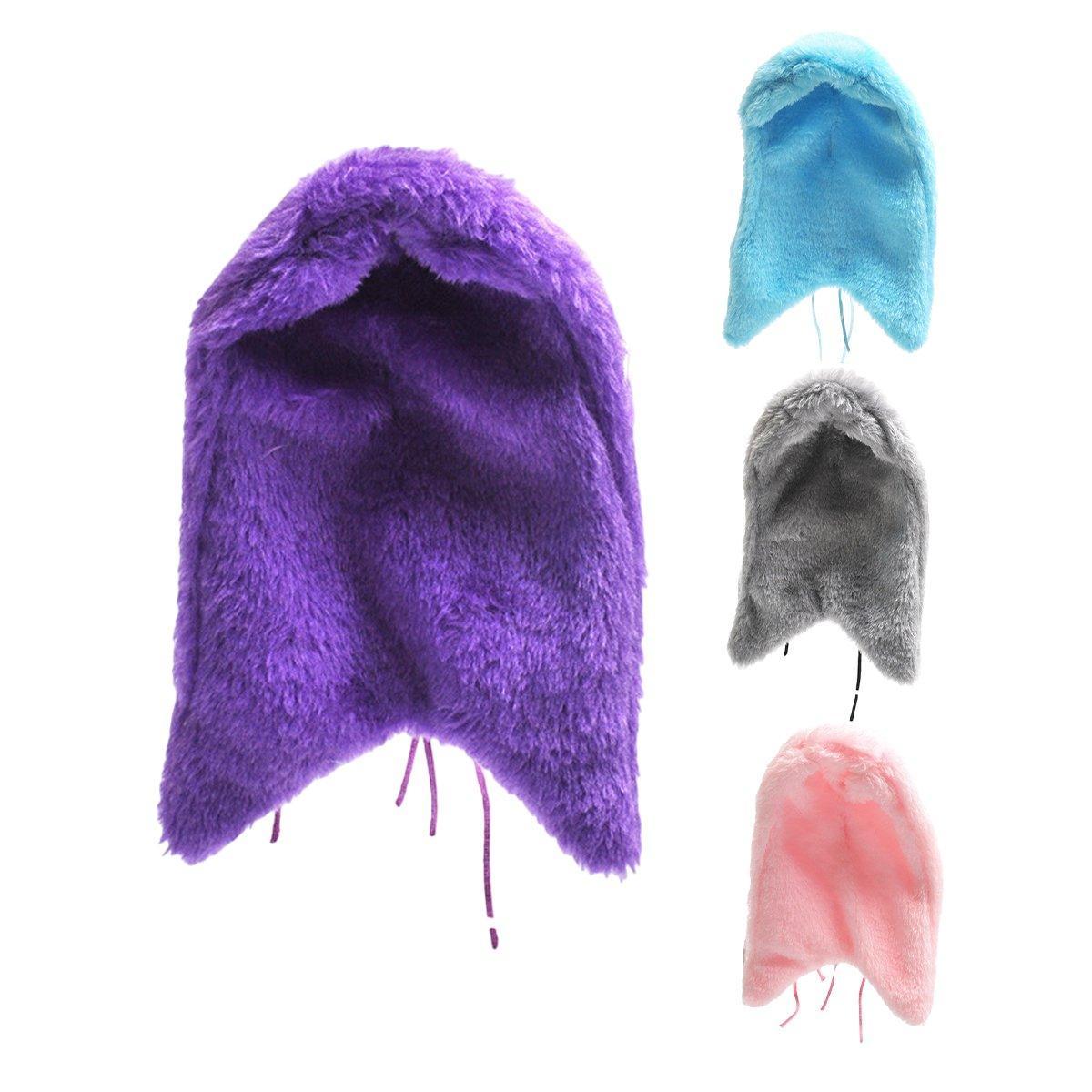 Cozy Bird Blanket Shawl Parrot Snuggle Cabin Plush Hanging Cotton Nest Bedding - Purple-L Size