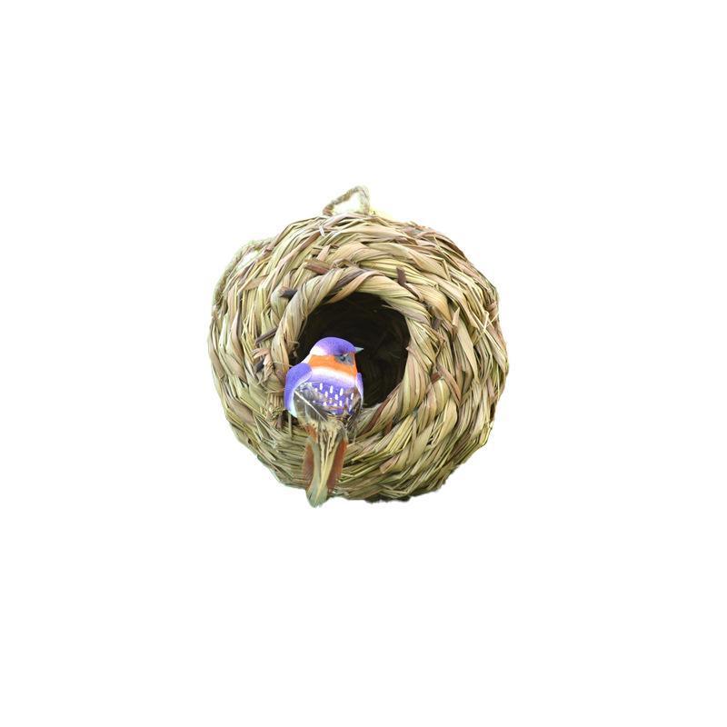 Qttie Bird Nest Breeding Box House Bed Cage Hut Cave Canary Finch Budgie Parrot - Water drop