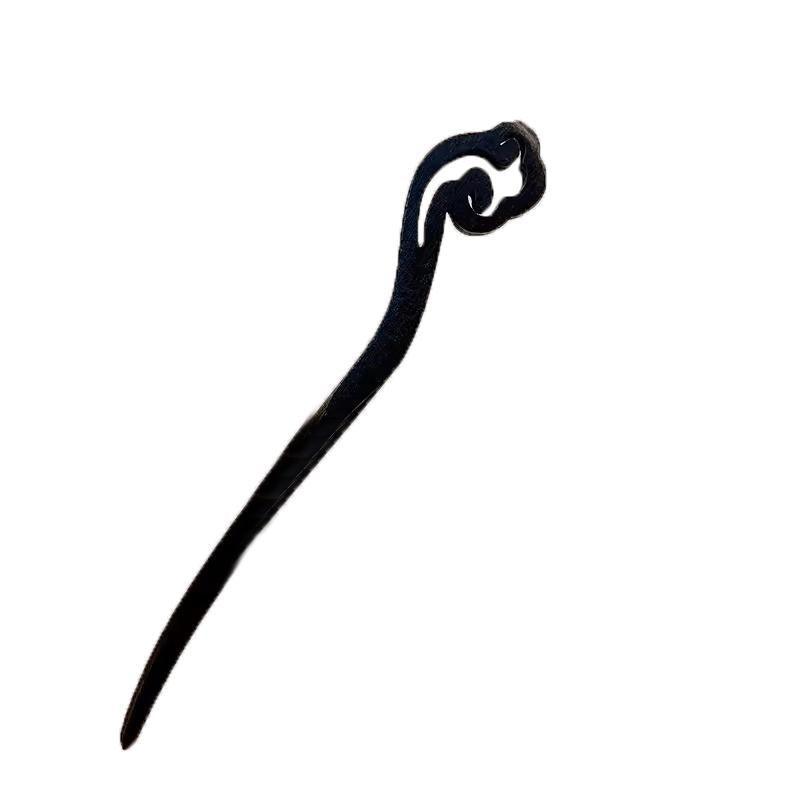 Retro Wooden Carved Hair Sticks Women Hairpin Barrette Chopsticks Accessories - A