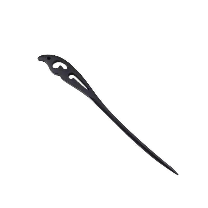 Retro Wooden Carved Hair Sticks Women Hairpin Barrette Chopsticks Accessories - I