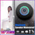 Waterproof Bluetooth Shower Speaker with LED Light FM Radio and Suction Cup