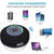 Waterproof Bluetooth Shower Speaker with LED Light FM Radio and Suction Cup