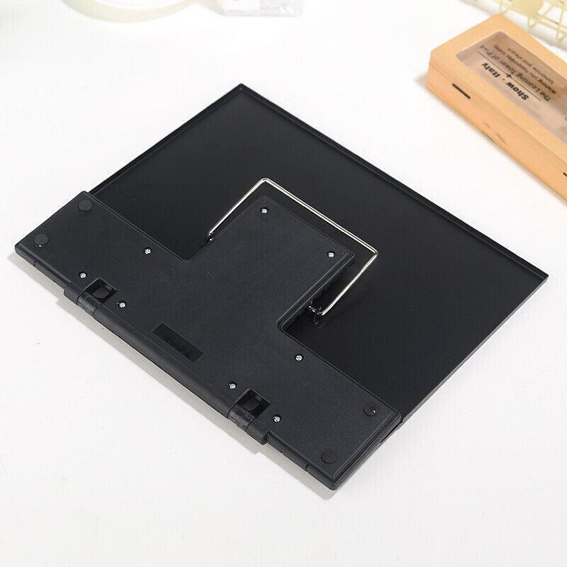 Portable Steel Book Stand Reading Desk Holder Tilt Adjustment Holder Bookstand