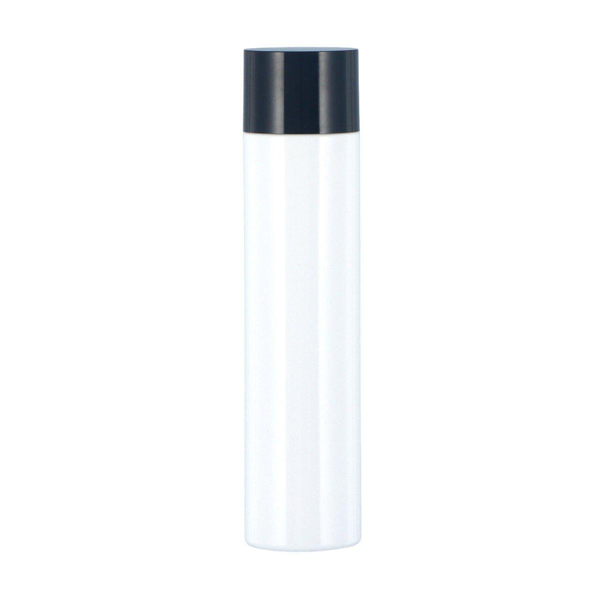 50/100/150ml Plastic Toner Lotion Bottles Refillable Travel Cosmetic Containers - White Lid + Transparent Bottle - 100ml