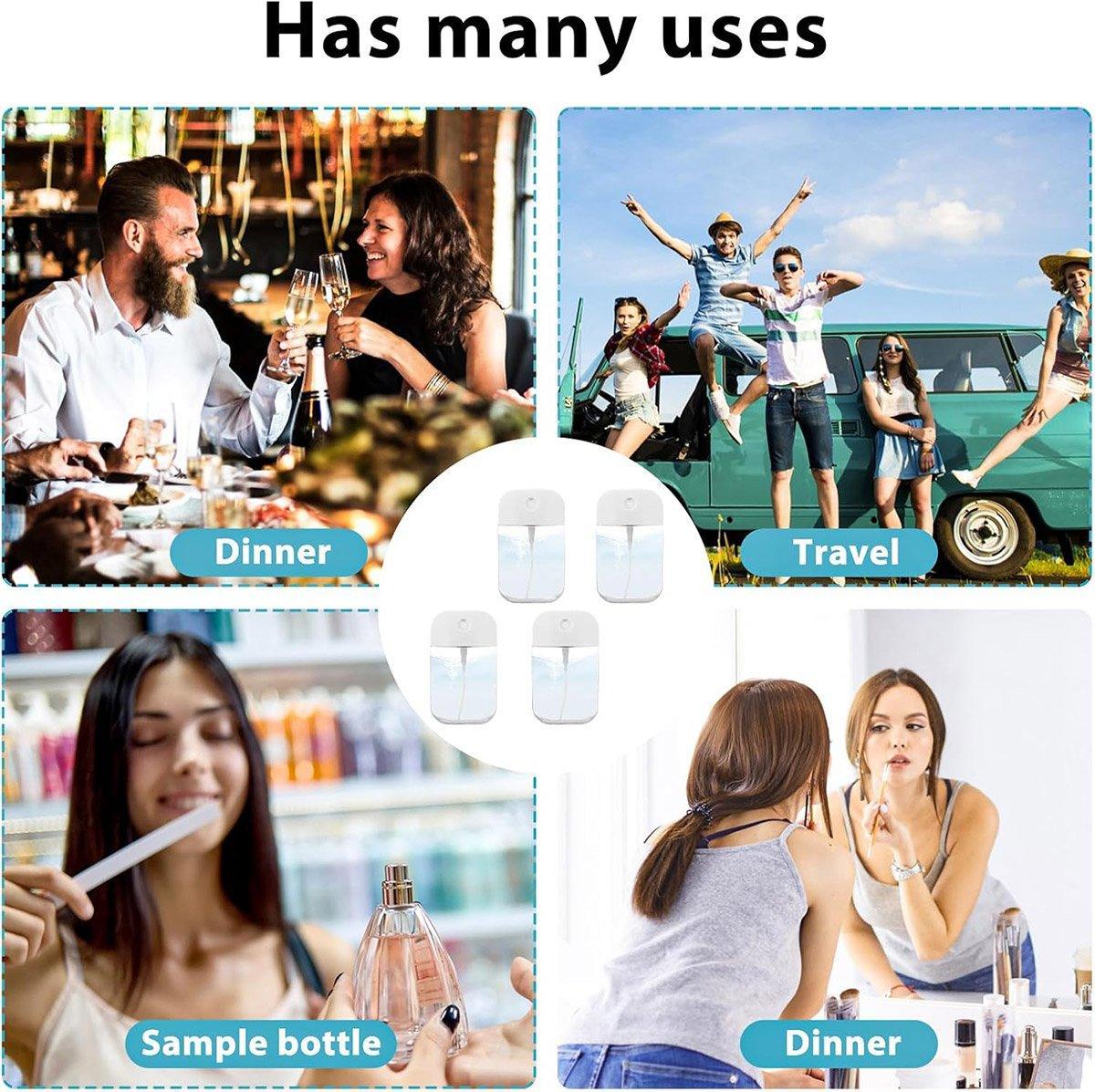 1pc Portable Card Spray Bottle Refillable Travel Watering Can for Skincare