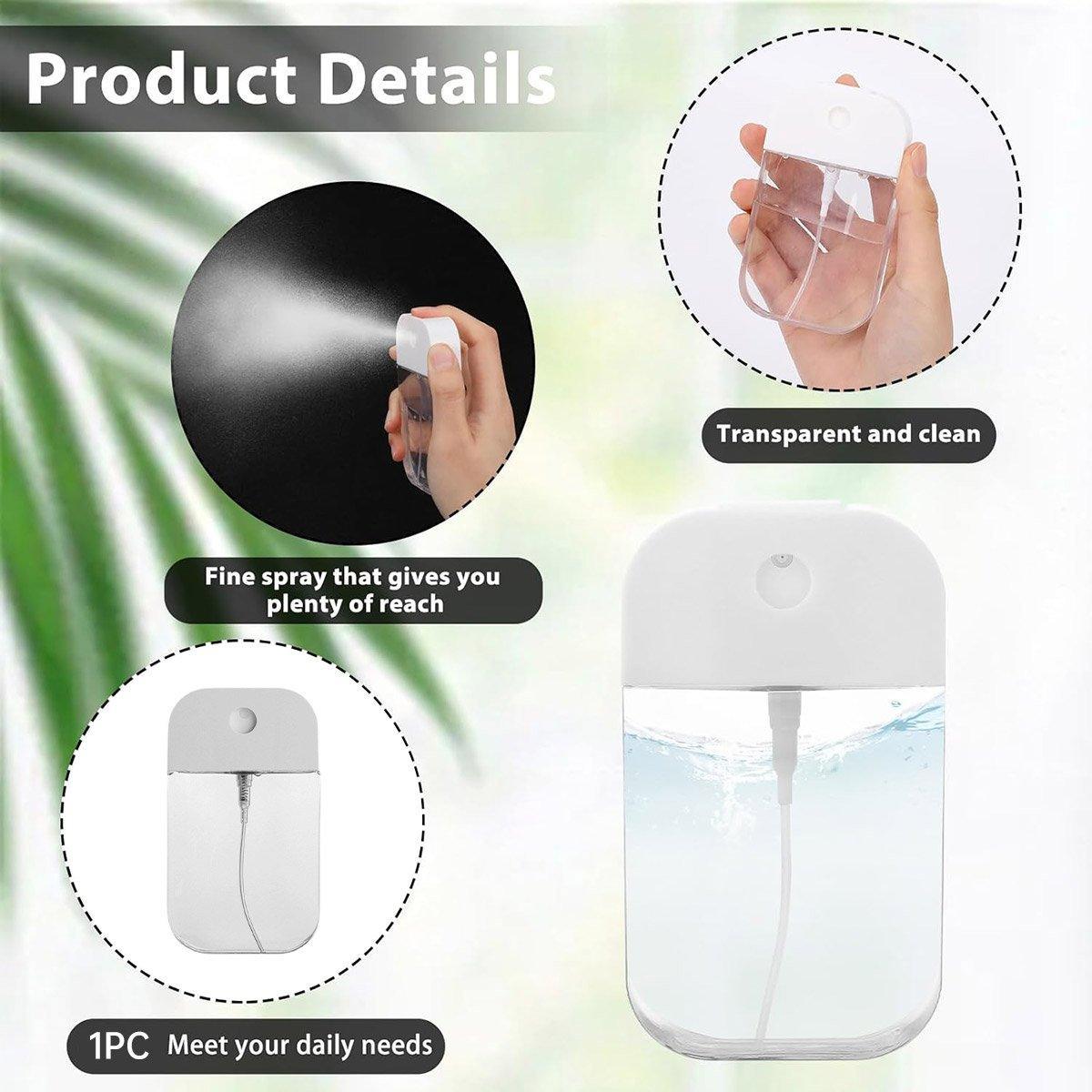 1pc Portable Card Spray Bottle Refillable Travel Watering Can for Skincare