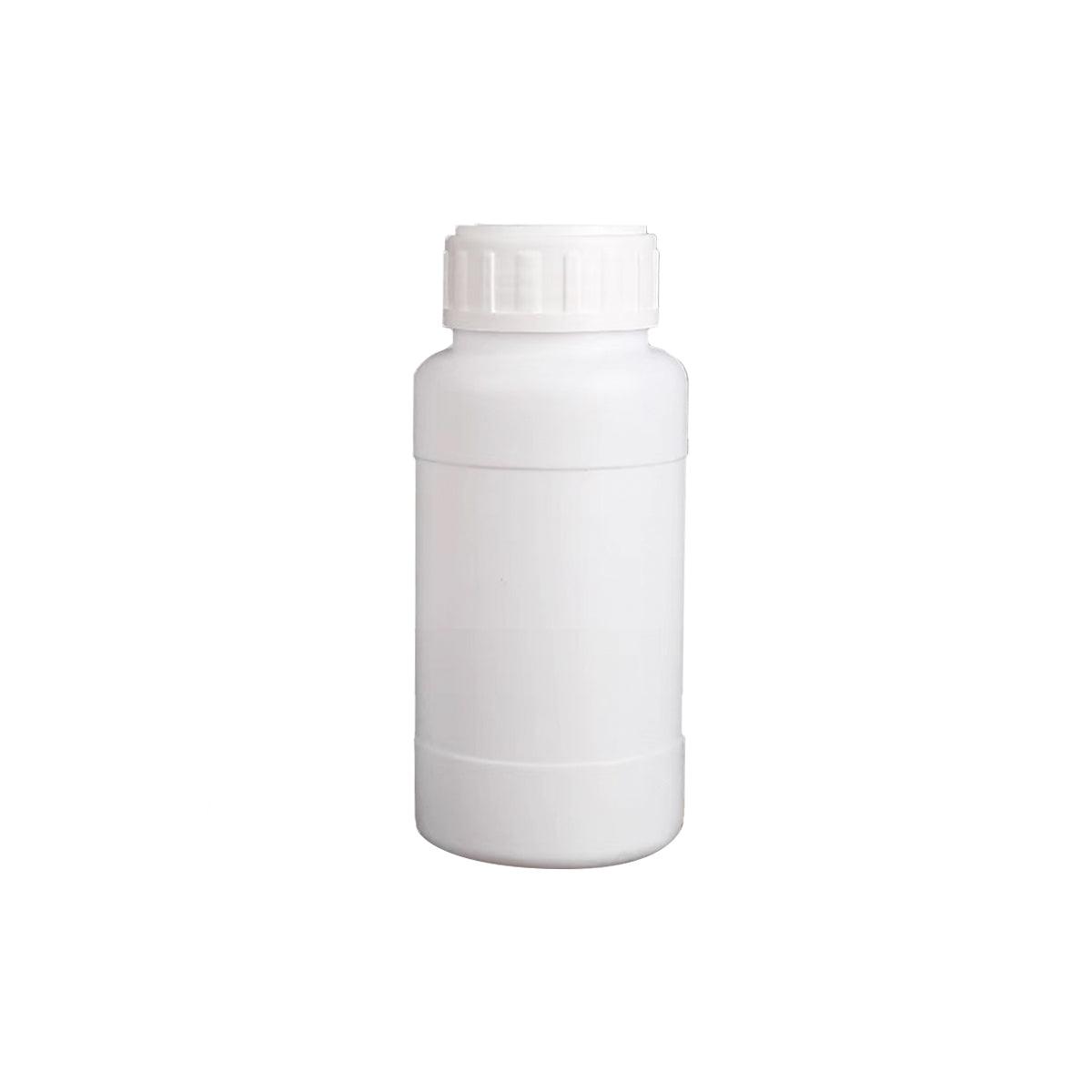 50pcs Chemical Bottle White Plastic Sample Reagent Bottles for Lab Storage - 200ml
