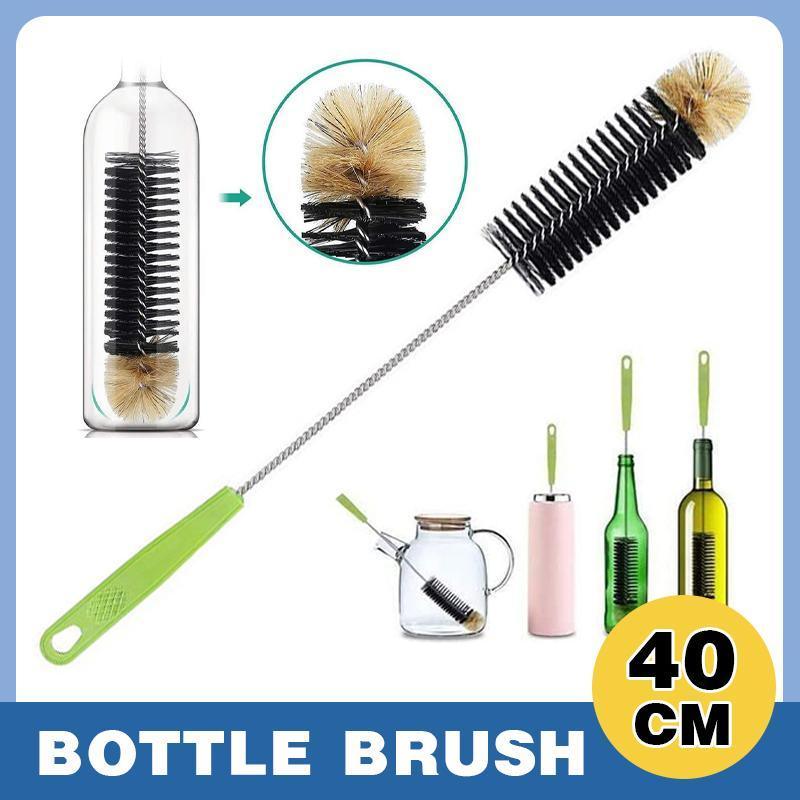 Long Bottle Cleaning Brush 40cm Nylon Wine Water Thermos Jar Scrubber