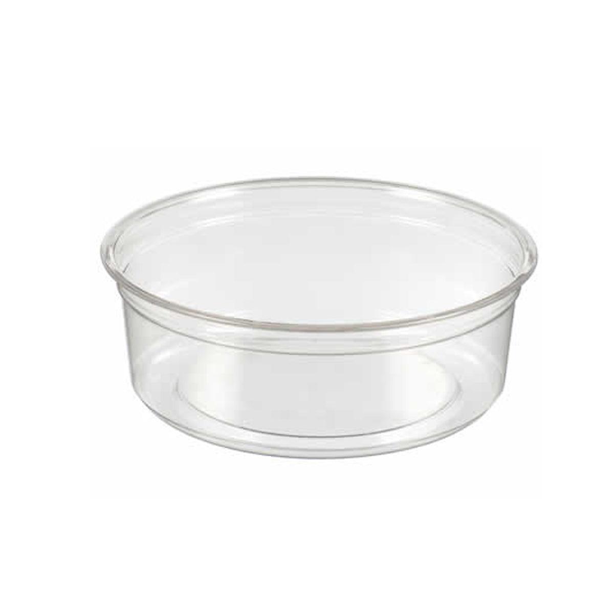100PCS Transparent Packing Box With Cover Plastic Dessert Bowl Food Container - 12oz Bowl