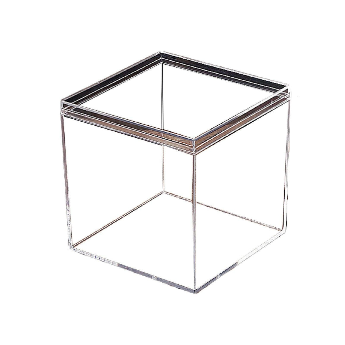 10pcs Clear Acrylic Plastic Boxes Square Storage Containers for Food  Small Item - 10pcs-75-75-75