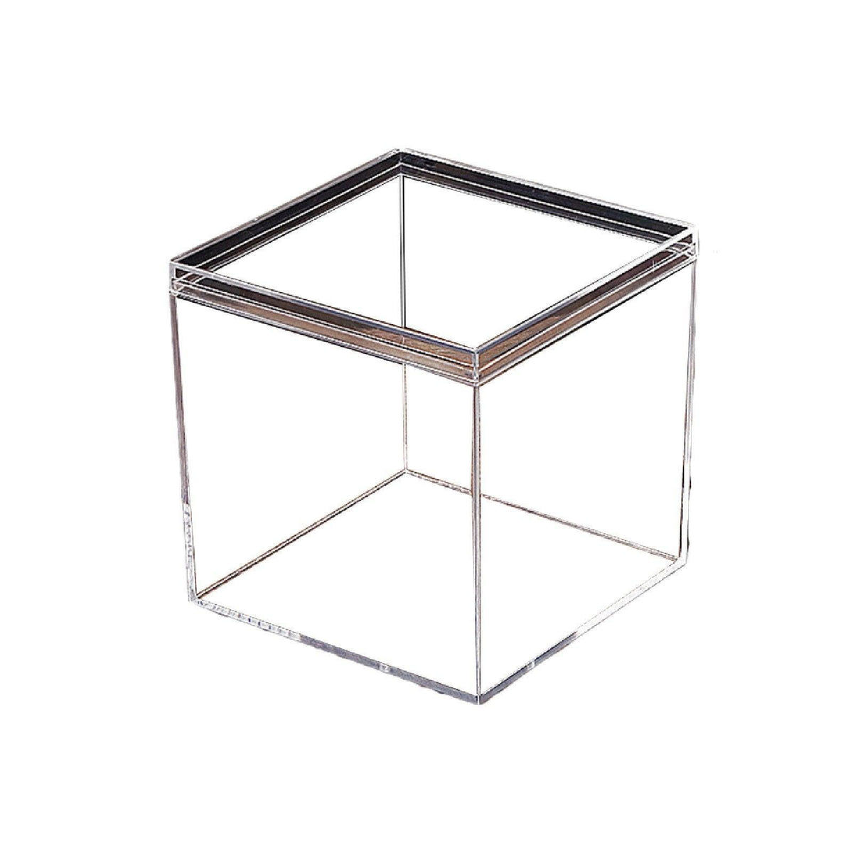 10pcs Clear Acrylic Plastic Boxes Square Storage Containers for Food  Small Item - 10pcs-85-85-85