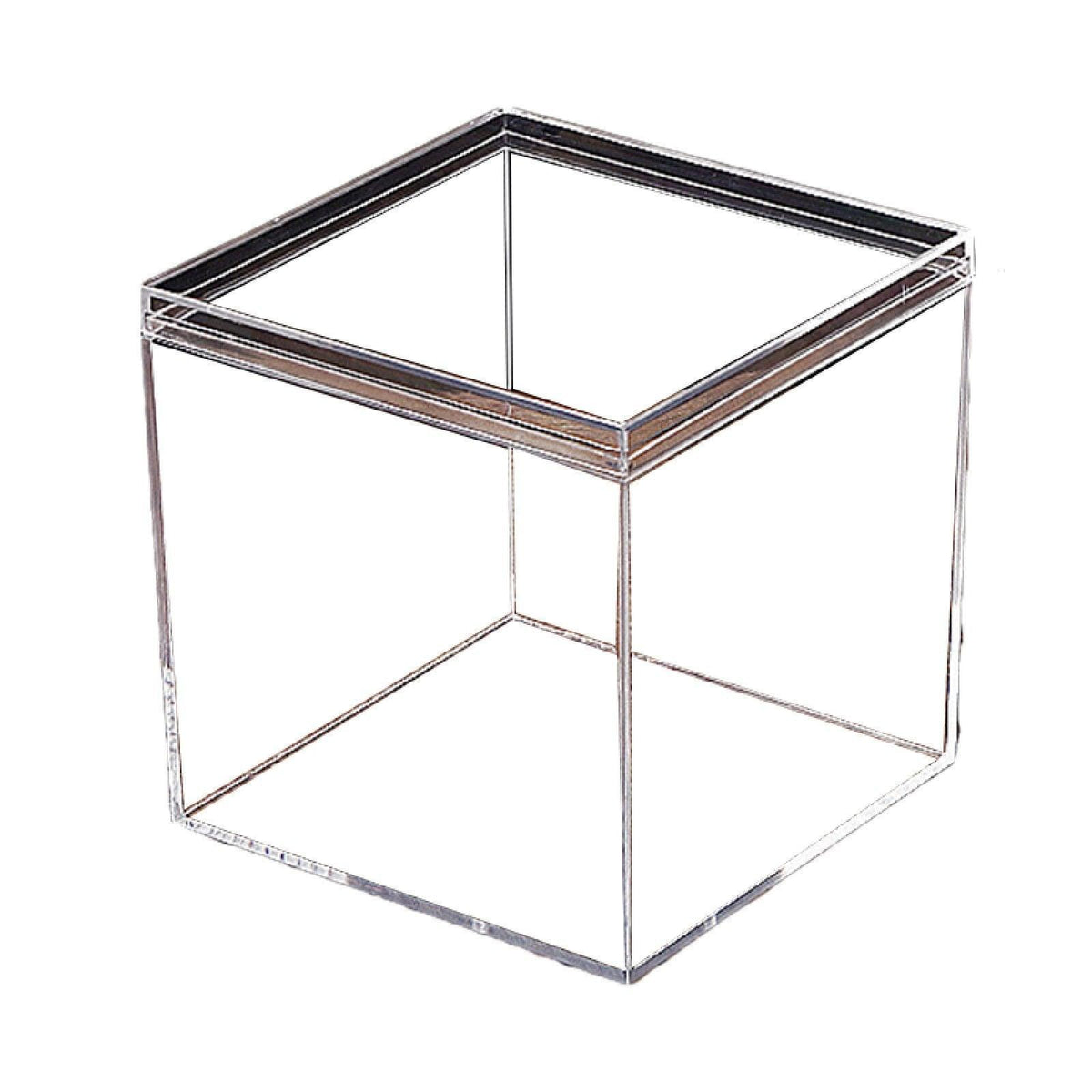 10pcs Clear Acrylic Plastic Boxes Square Storage Containers for Food  Small Item - 10pcs-85-85-85