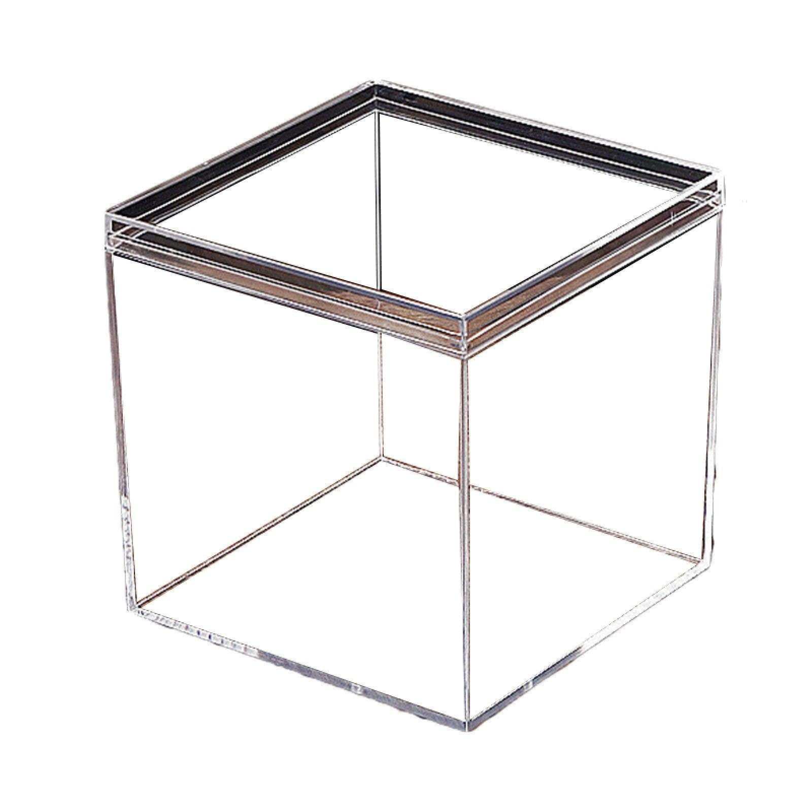 10pcs Clear Acrylic Plastic Boxes Square Storage Containers for Food  Small Item - 10pcs-85-85-85