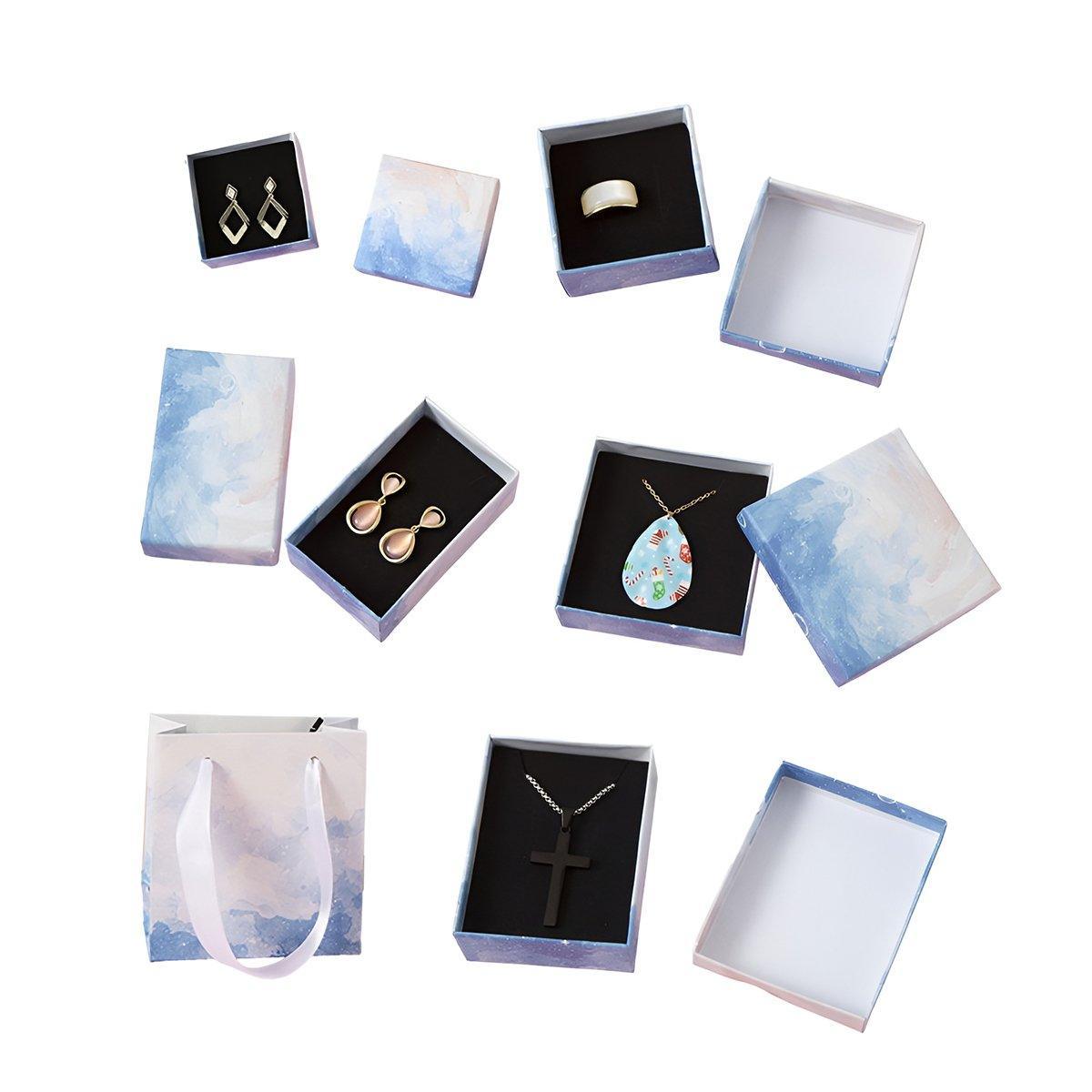 20PCS Cloud Jewelry Box Earrings Necklace Ring Bracelet DisplayOrganizer - 9*9*3cm（Box）