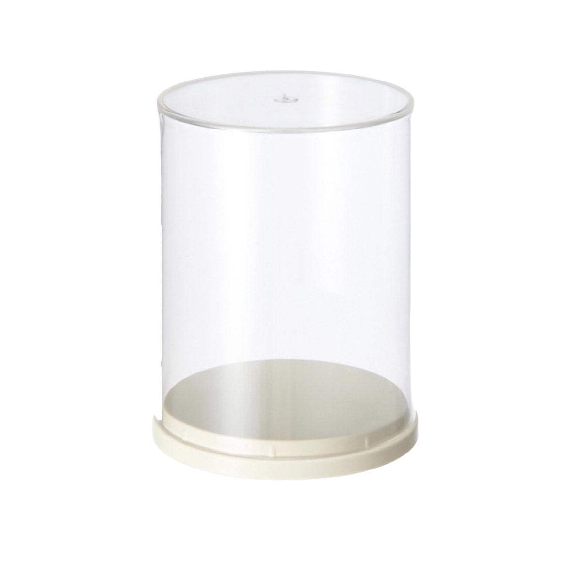 2pcs Clear Acrylic Display Case Transparent Box for Collectibles Dolls Figures - S