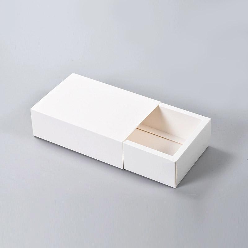 25X White Kraft Paper Drawer Jewelry Package Necklace Bracelet Gift Package box - 20.5*15.5*4-25pcs
