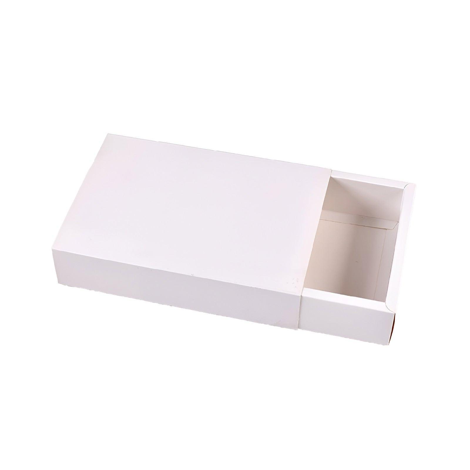 25X White Kraft Paper Drawer Jewelry Package Necklace Bracelet Gift Package box - 28*17*8.5-25pcs