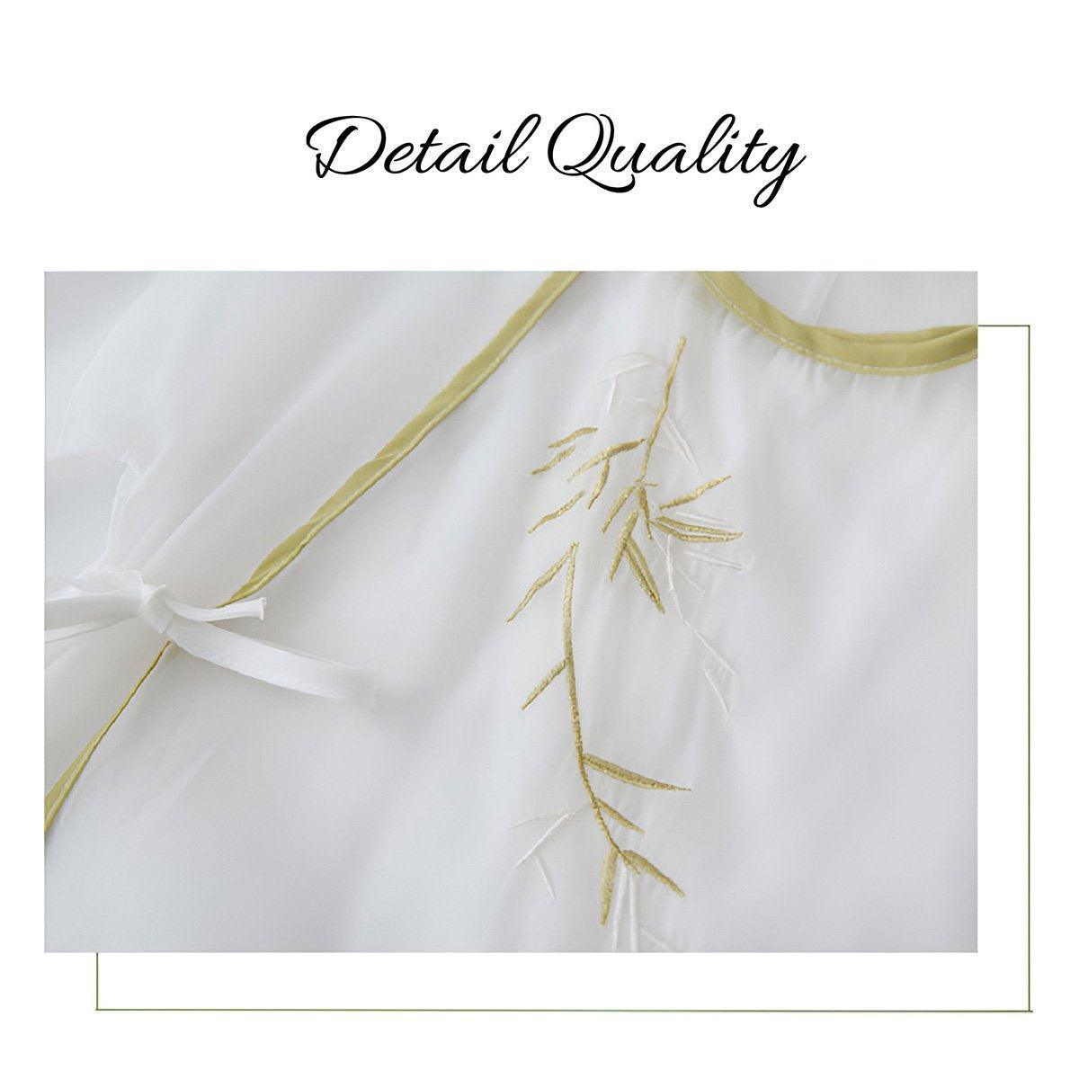 Boy Hanfu Ancient Style Big Sleeve Shirt Chinese Spring Autumn Outfit - 120cm