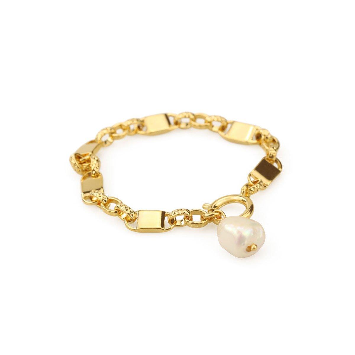 Simple Chunky Chain Bracelet Elegant Trendy Fashion Jewelry for Women Gifts