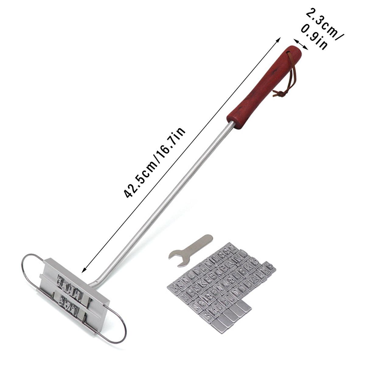 Alphabet Fire Branding Barbecue Grill Tool Custom Branding Iron for BBQ Meat