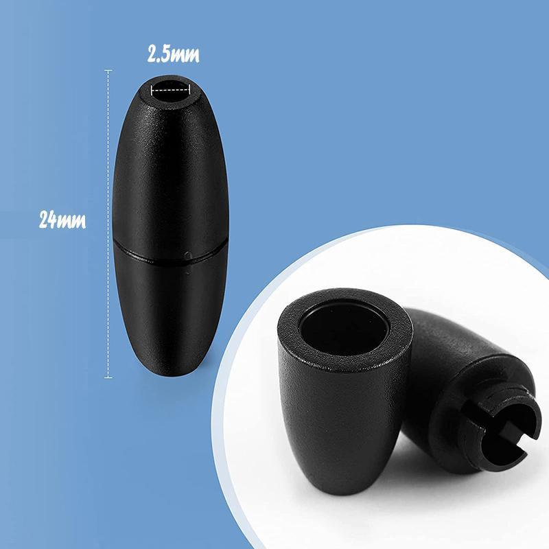 10-50X Breakaway Plastic Clasps for Silicone Necklace and Lanyard Pop Fittings - 10PCS