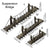 Resin Bridge Aquarium Decoration Fish Tank Accessories Shrimp Tortoise Climbing - Suspension Bridge-S