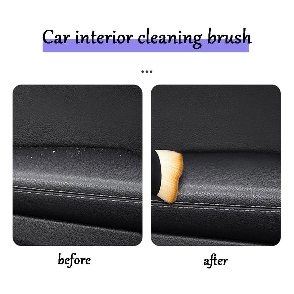 4pcs Car Interior Cleaning Tool Set Crevice Brush Dust Remover for Detailing