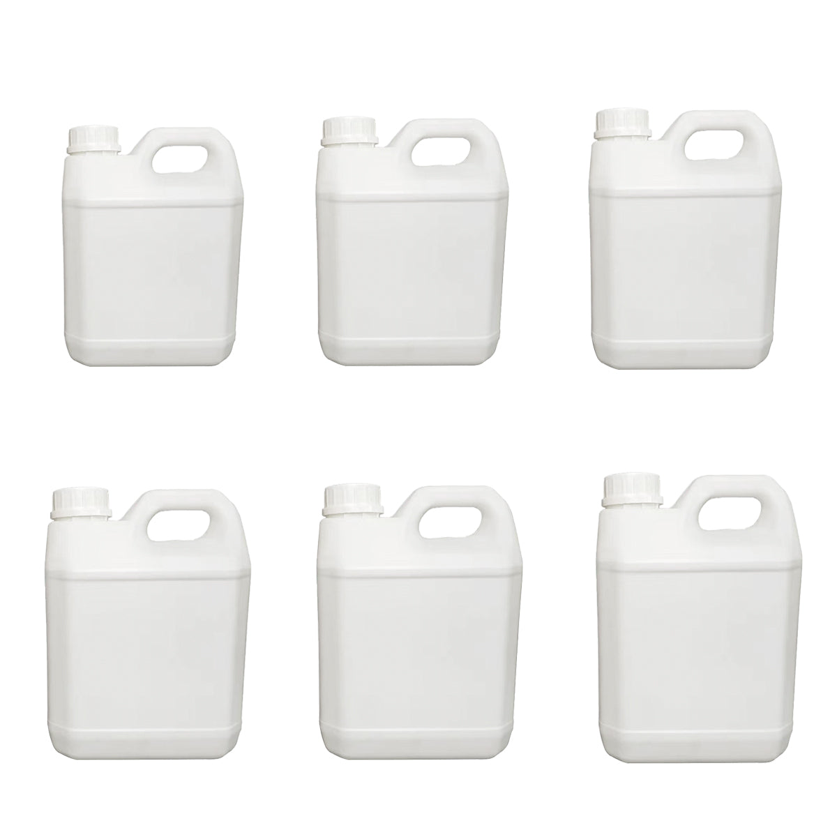 Plastic Square Bucket Storage Container Flat Square Pots 6 Sizes for Home Garden - 2L