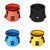 20L Portable Folding Bucket Water Container Camping Hiking Fishing Water Storage - Black