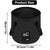 20L Portable Folding Bucket Water Container Camping Hiking Fishing Water Storage - Black