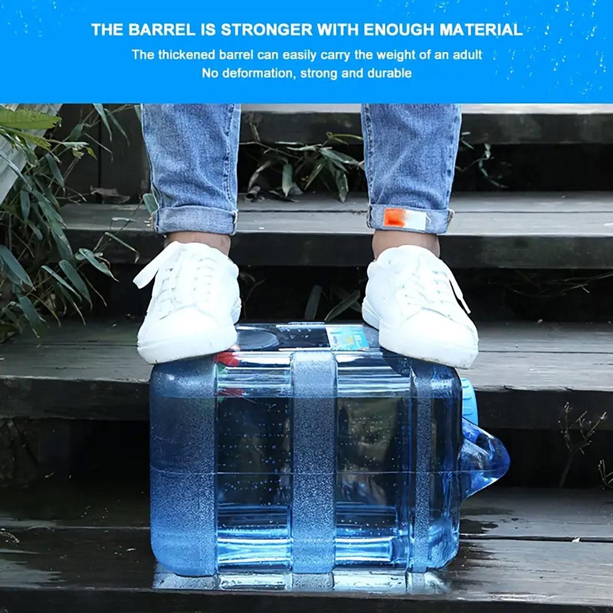 Outdoor Water Bucket Household Storage Car Water Tank Drinking Water Storage - 7.5L