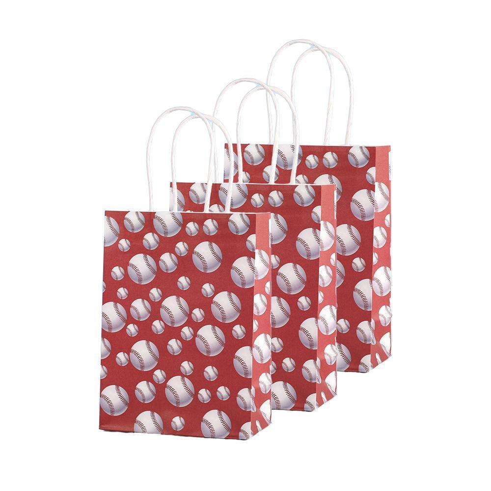 30PCS Fashion Ball Kraft Paper Gift Bag Festivals gift tote bag Party Favor Bag - Building-Blocks-30pcs