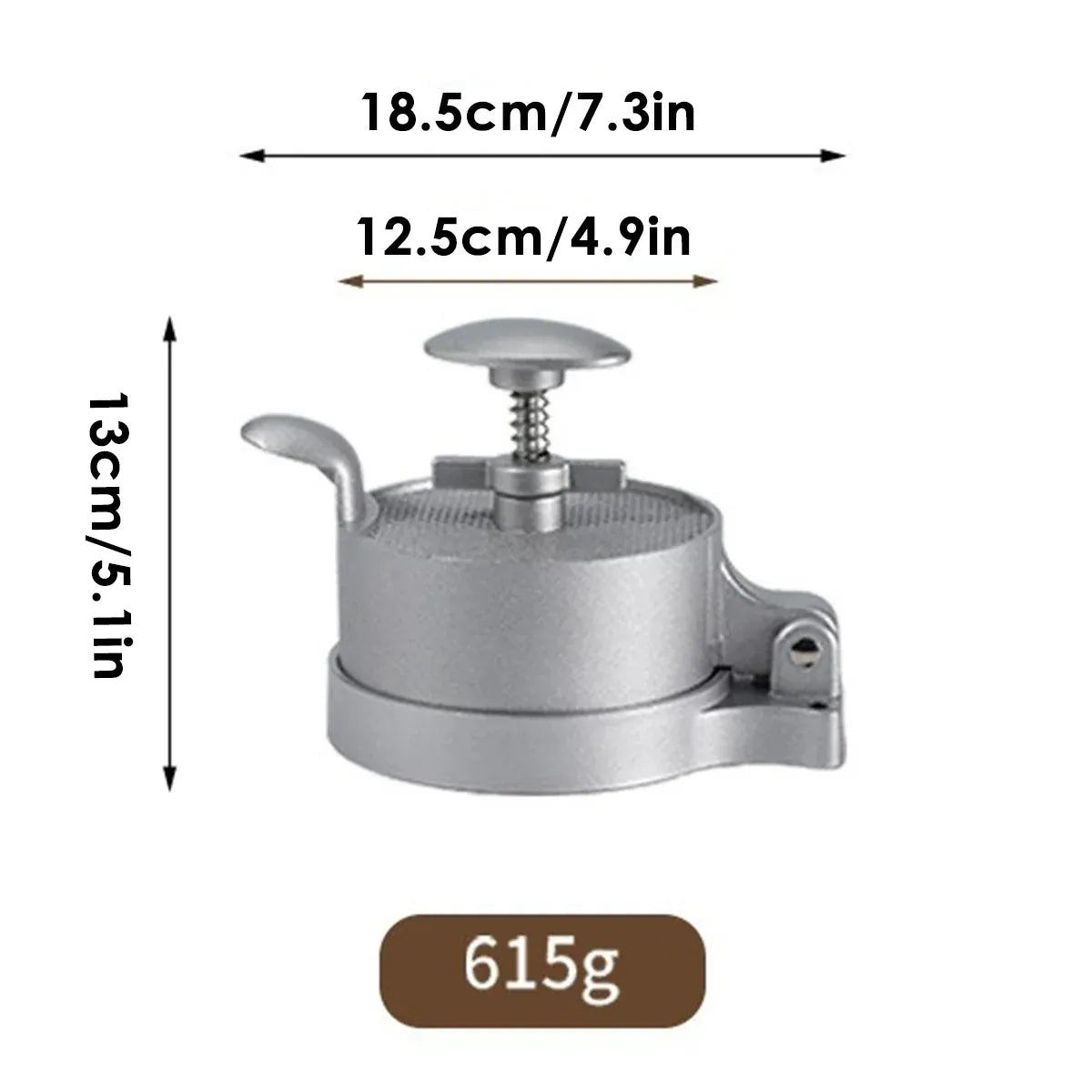 Flip Top Burger Press Meat Patty Maker Mould Filling Tool for Kitchen Hamburger