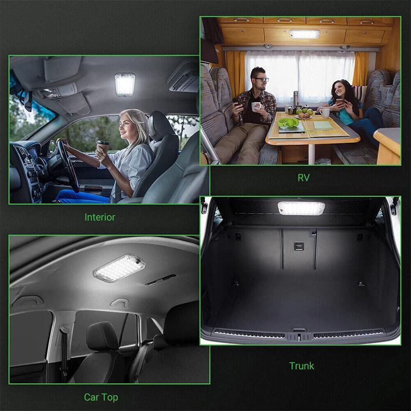 2Pcs 12V 48Led Truck Car Ute Caravan Interior Roof Ceiling Dome Light Cabin Lamp