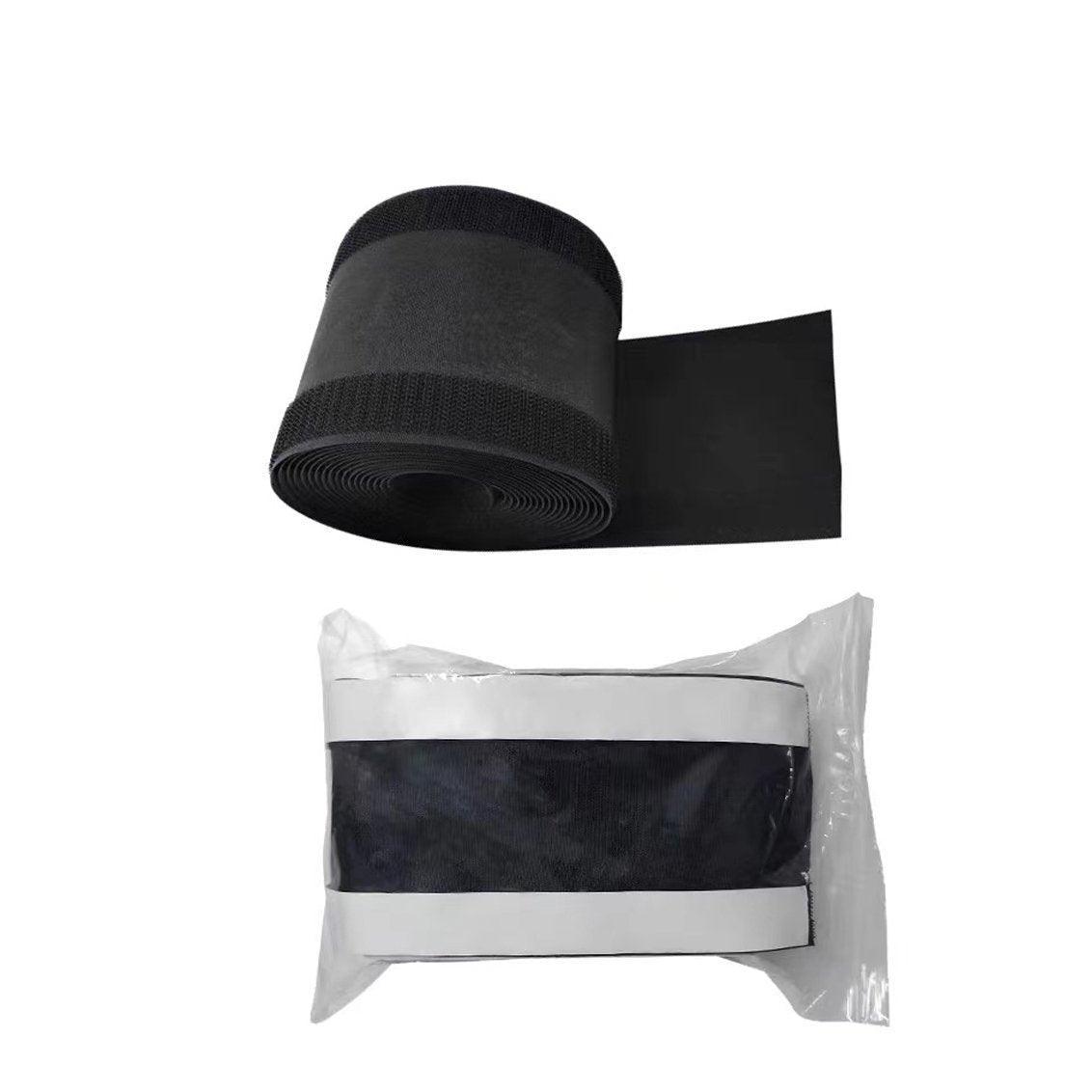 Cable Cover Nylon Sticky Wire Protector Floor Blanket Reusable Cord Tube Cover - Black-1Meter-Carpet