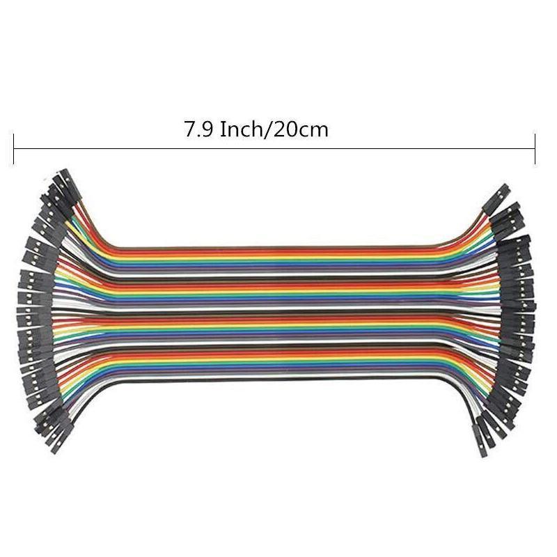 40PCS Dupont Cable 20cm Jumper Wire for Arduino RPi breadboard - Female to Female 20CM